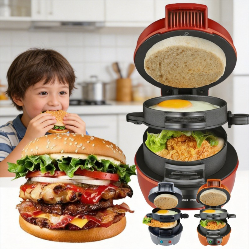 Kitchen Baking Machine - 220V 110V Mini Elektrischer Burger- und