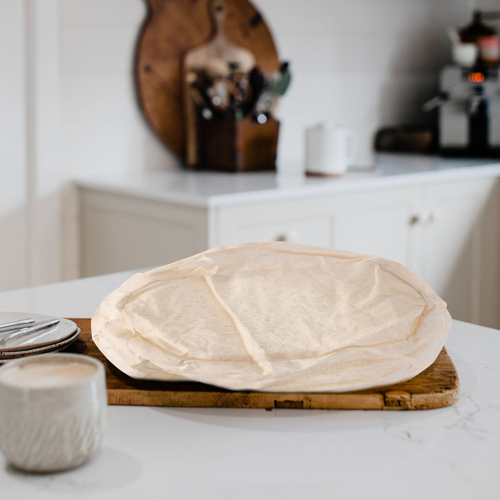 Kitchen Tools In Baking - 2 Stück professionelle Gärkorb-Einlagen, Stoffbezug für