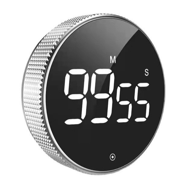 Kitchen Baking Timer - Magnetischer Countdown-Timer mit Drehregler, LCD-Digital-Küchenuhr, Rotations-Timer