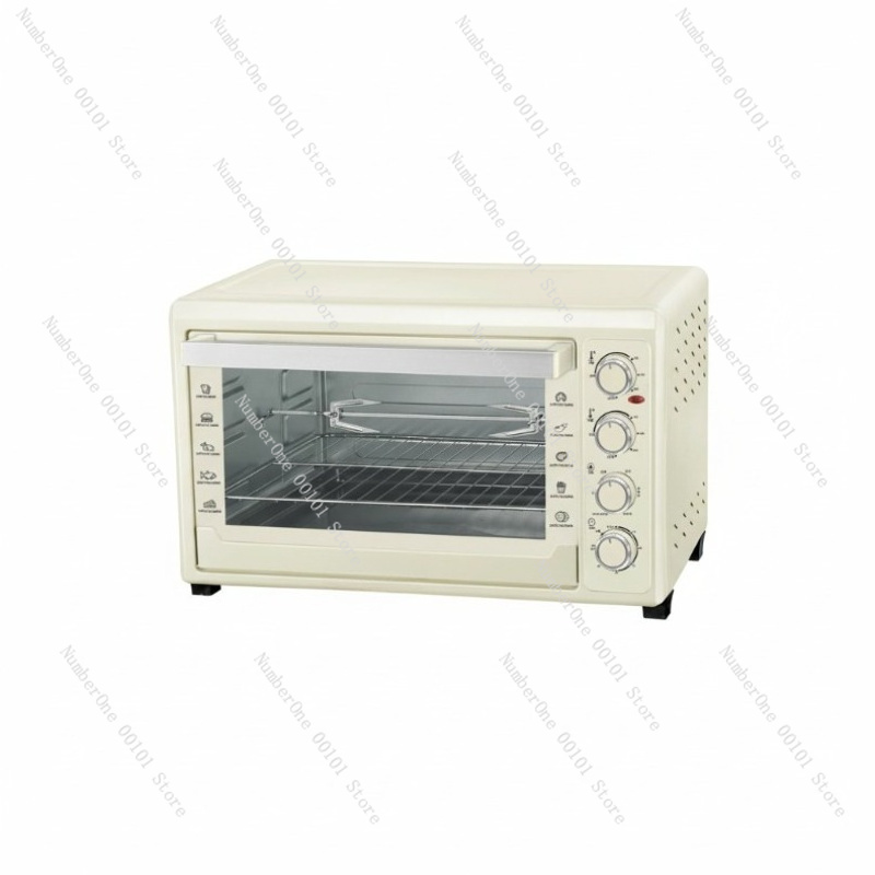 Kitchen Baking Machine - 60L Konvektionsofen Elektrischer Rotisserie-Backofen mit Unabhängiger