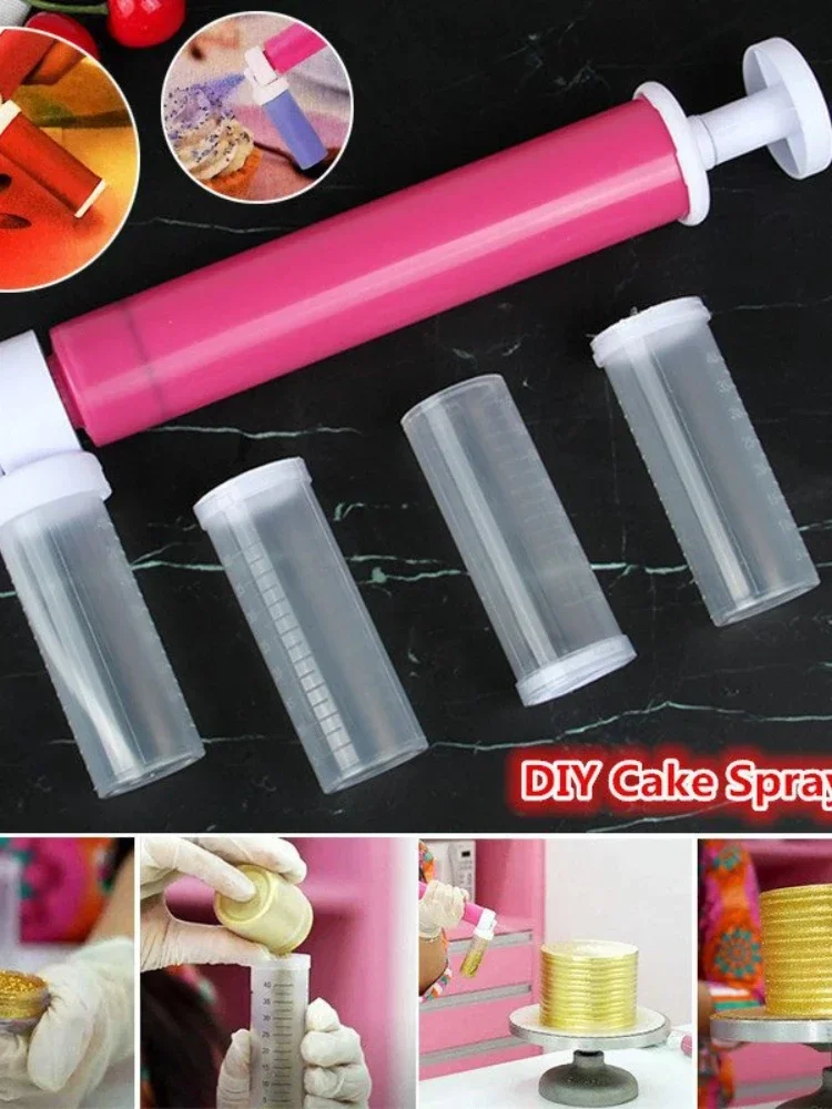 Offset Spatula Set - DIY Kuchen Spritzpistole Manuelle Kuchen Färbung