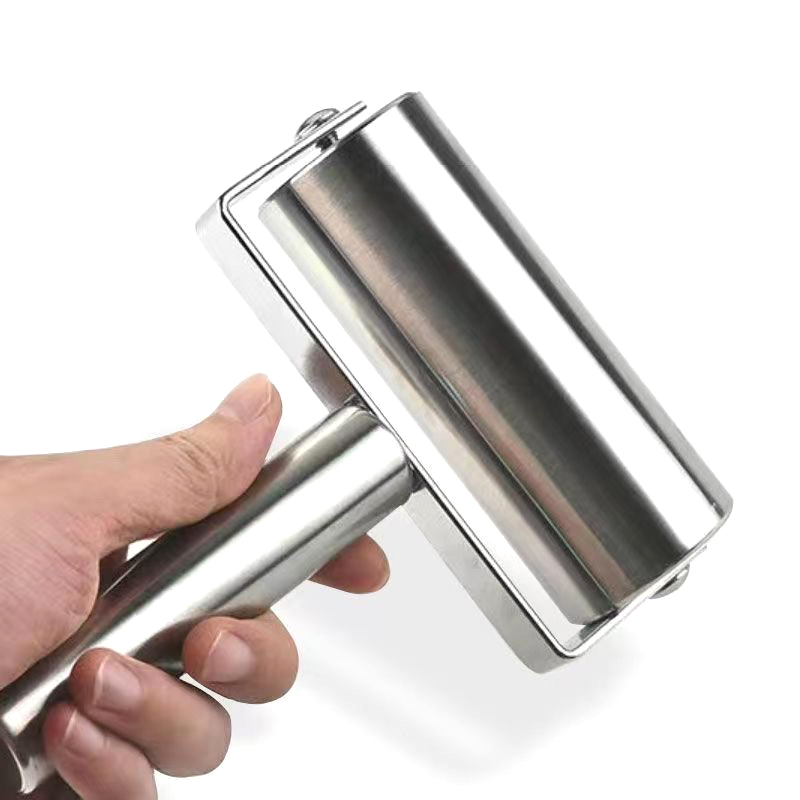Kitchen Baking Machine - Edelstahl Doppelkopf-Teigroller Antihaft-Teigwalze Küchen-Haferflockenmaschine für Nudeln,