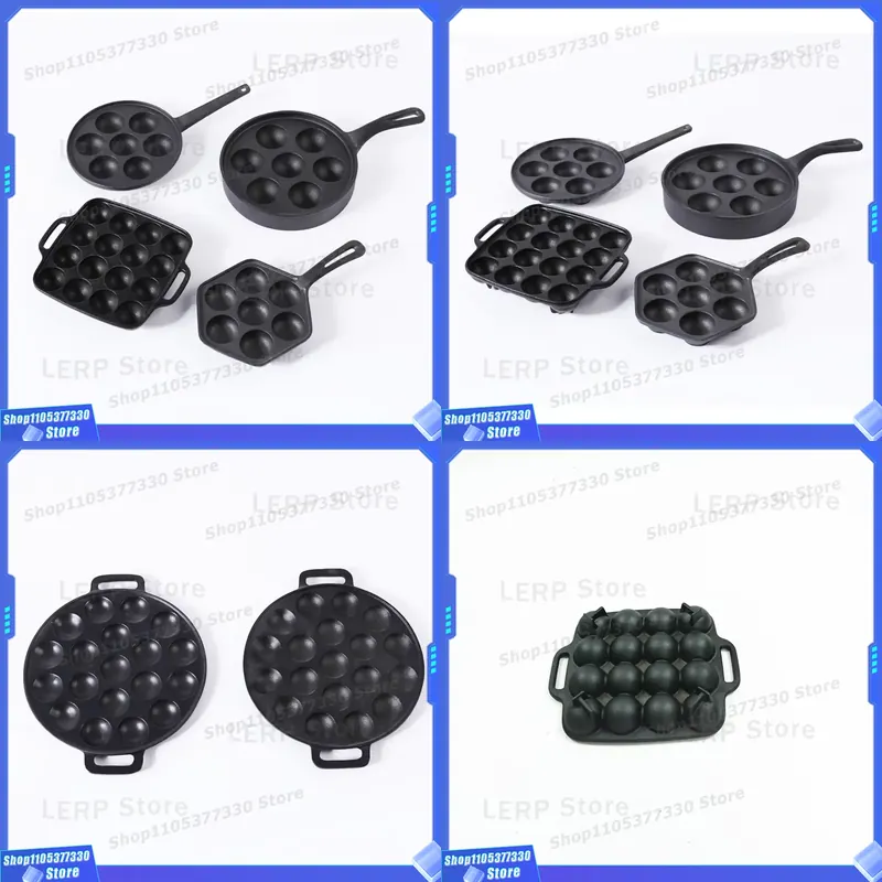 Muffin Tin Nonstick - Gusseisen-Muffinform Antihaft-Kuchenbackblech Langlebige Brotbackform Küchen-Backware für