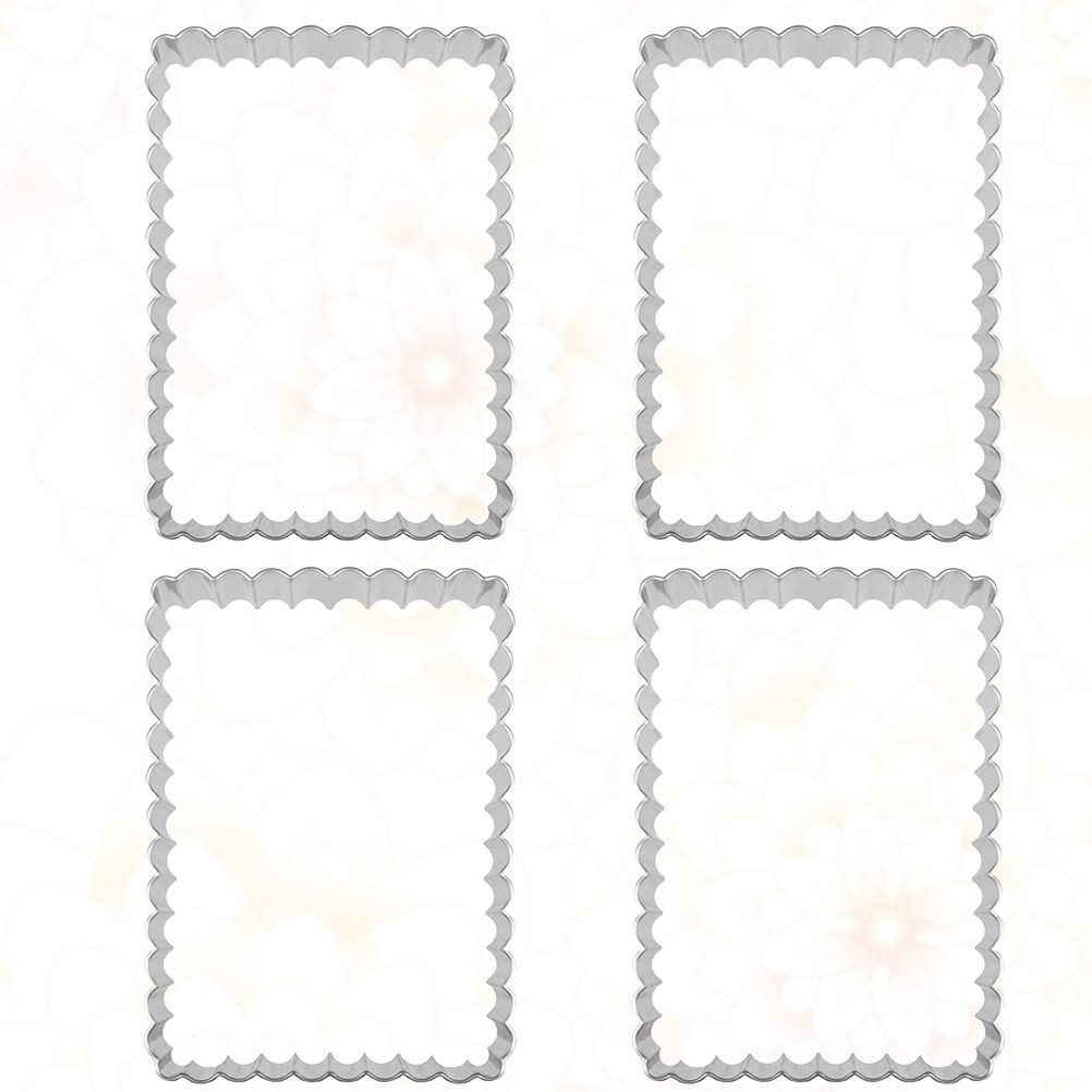 Cookie Cutter Set - 4-teiliges Edelstahl-Backformen-Set Kreative Spaßformen Ausstechformen für