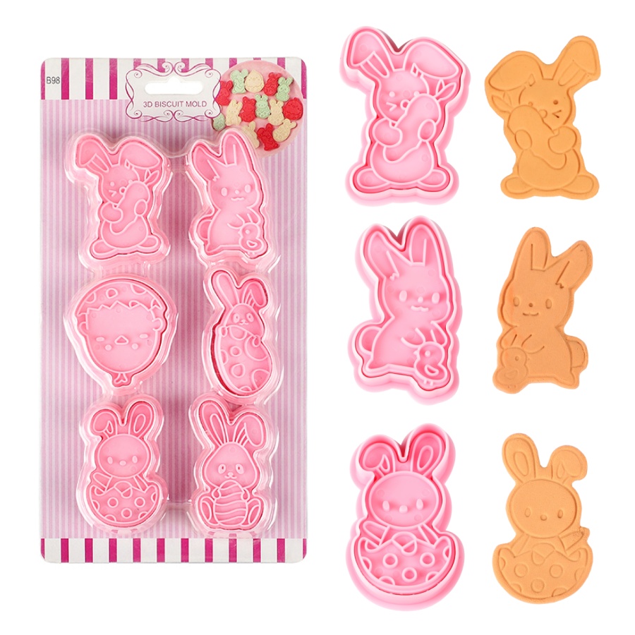 Cookie Cutter Set - 6 teile/satz Ostern Bunny Cookie Schneider