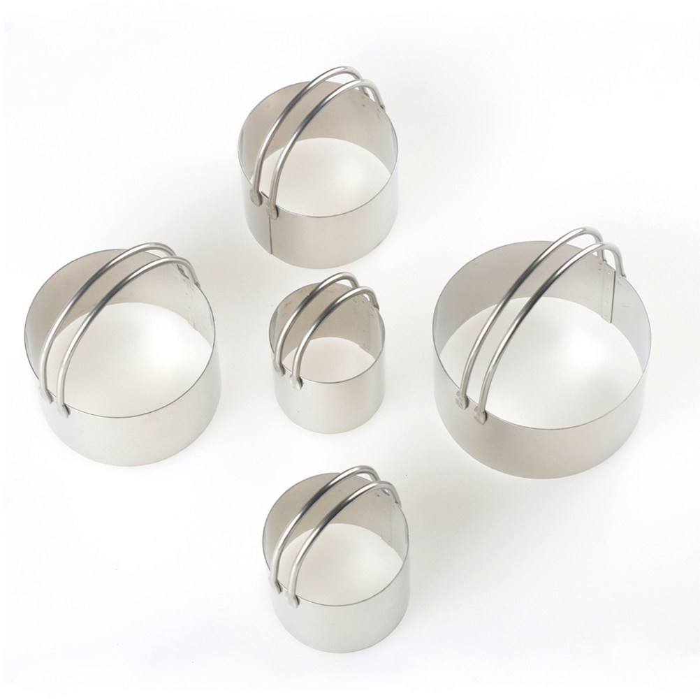 Cookie Cutter Set - 5-teiliges Edelstahl-Ausstechformen-Set 4cm 5cm 6cm 7cm