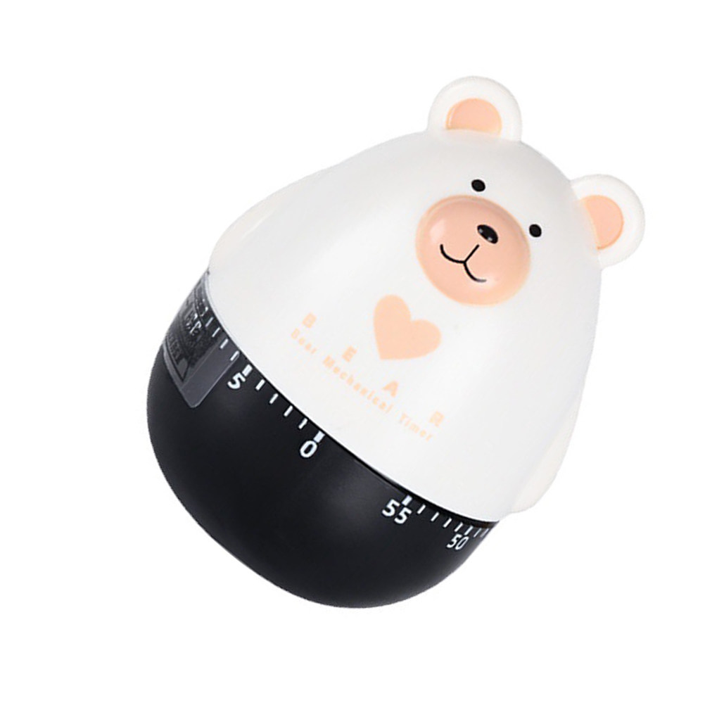 Kitchen Baking Timer - Bärenförmiger mechanischer Küchentimer, niedlicher Cartoon-Countdown-Timer zum