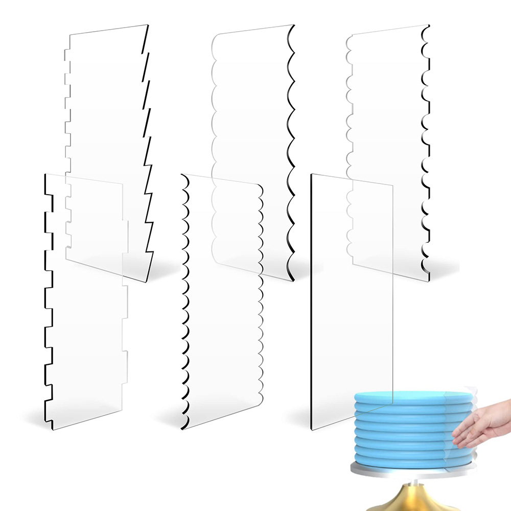 2 stücke Acryl Kuchen Schaber  – Offset Spatula Set Bewertung und Preis