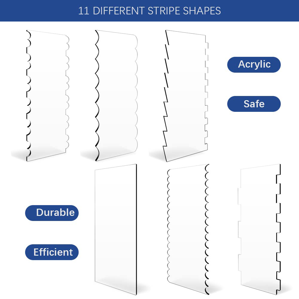 2 stücke Acryl Kuchen Schaber  – Offset Spatula Set Bewertung und Preis