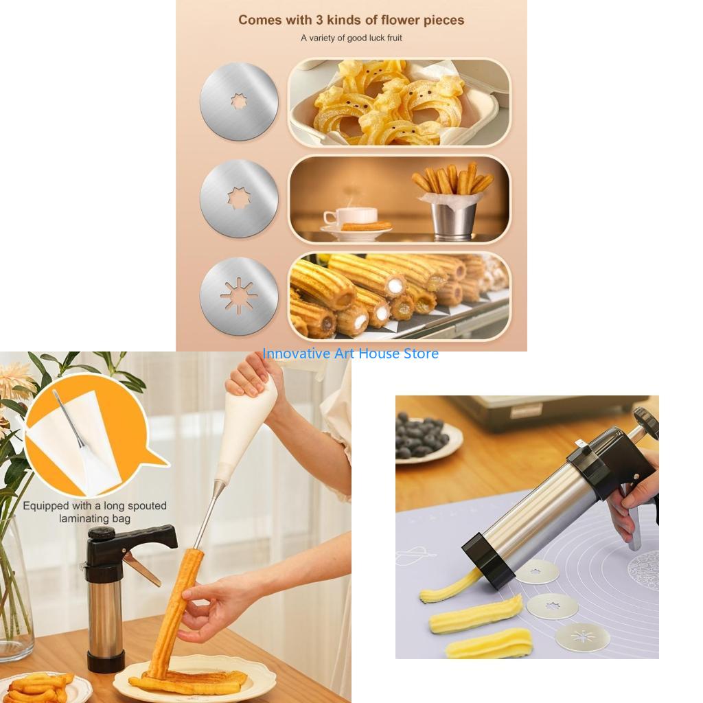 E1PC Praktischer Churro-Teigbe – Kitchen Baking Machine Bewertung und Preis