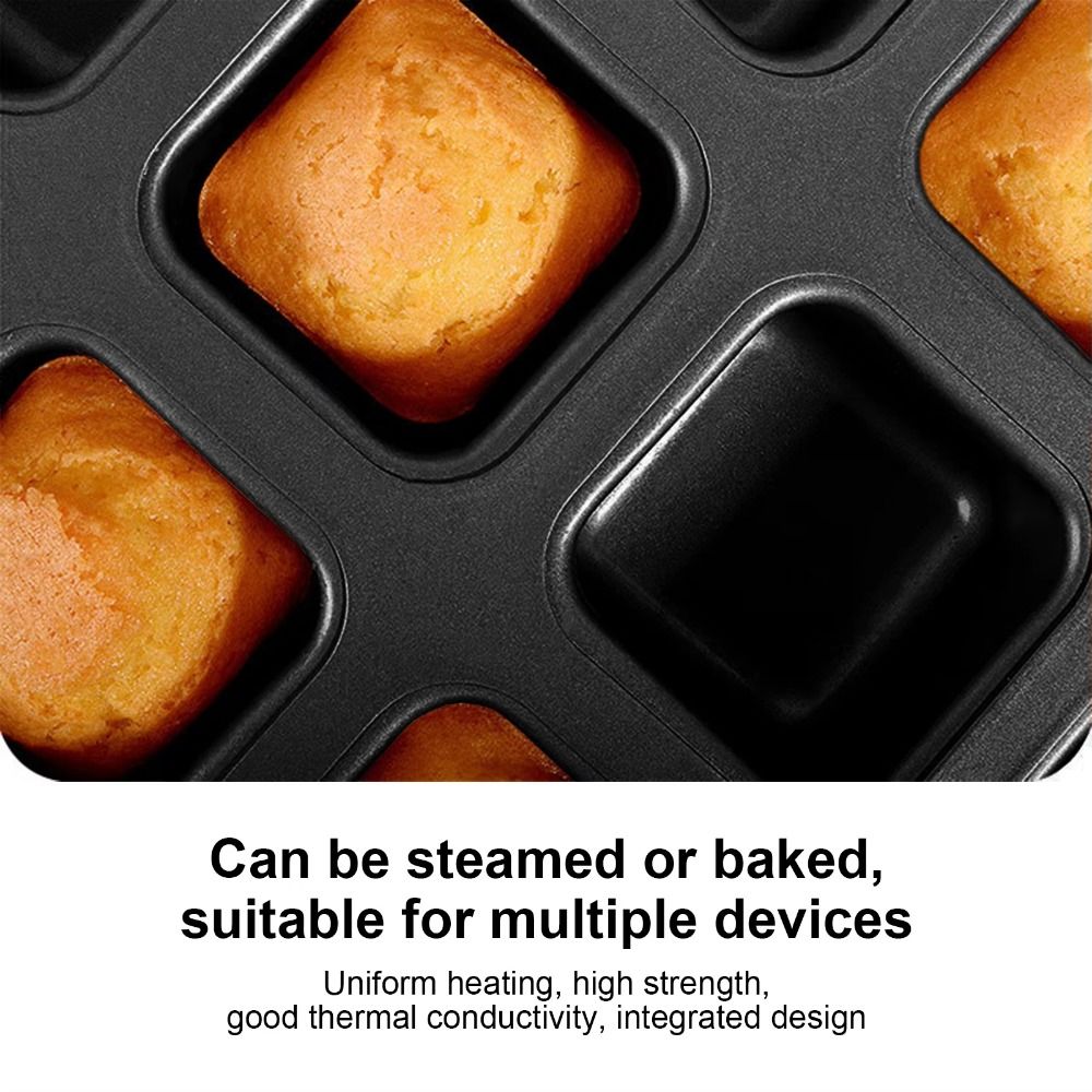 12-fach quadratische Muffinfor – Muffin Tin Nonstick Bewertung und Preis