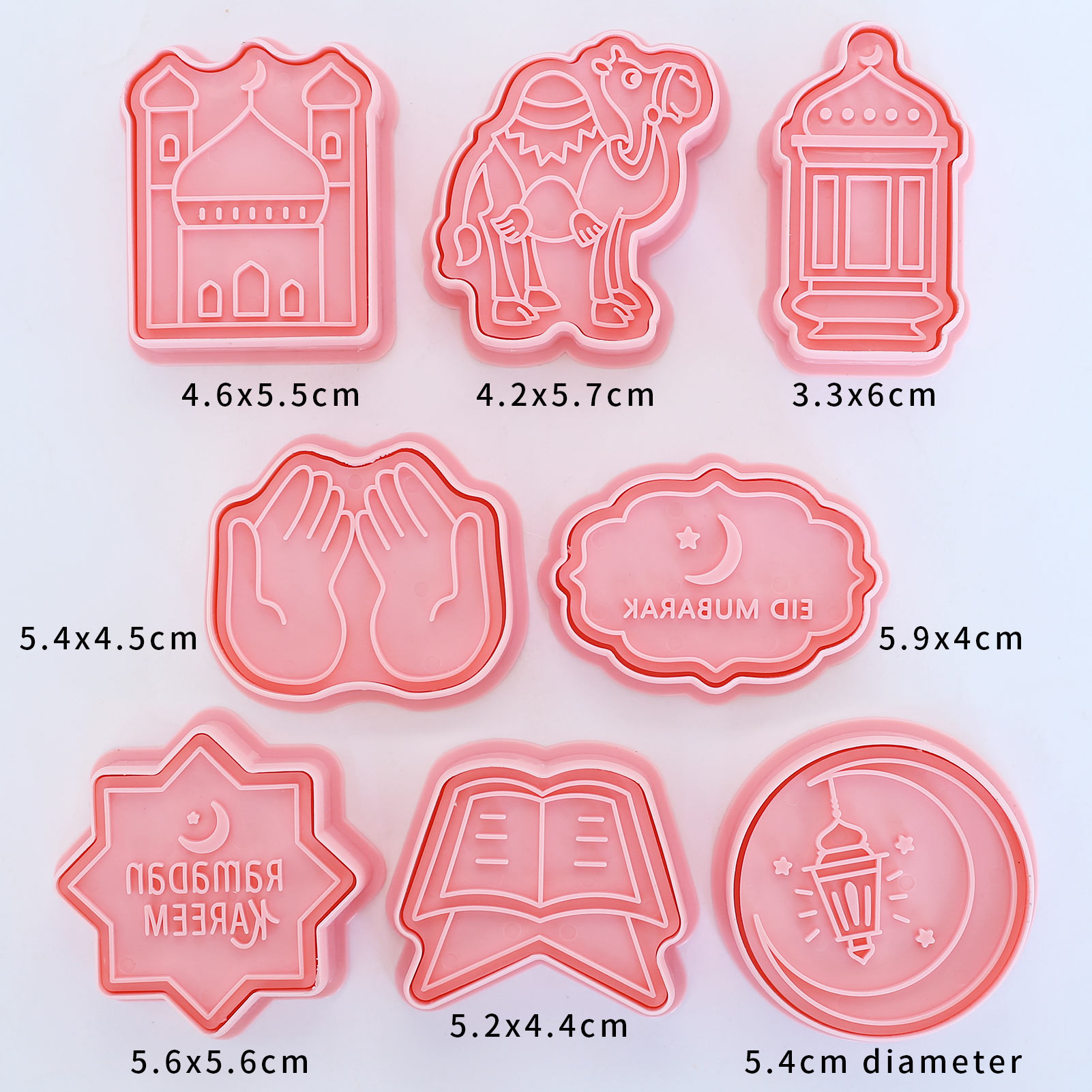 8-teiliges Eid Mubarak-Ausstec – Cookie Cutter Set Bewertung und Preis
