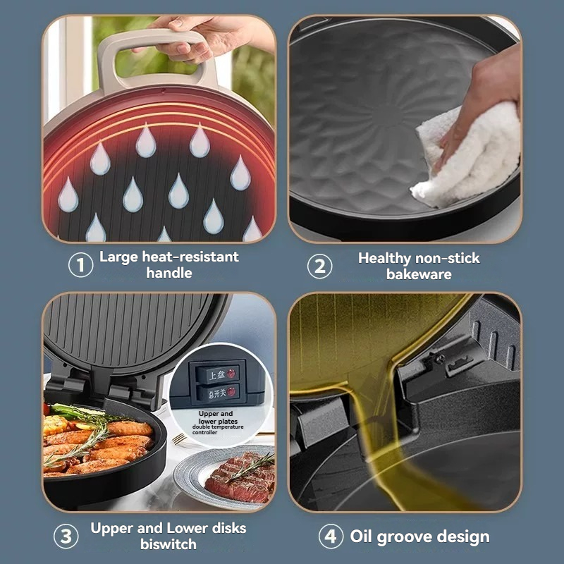 Doppelseitige Elektrische Gril – Kitchen Baking Machine Bewertung und Preis