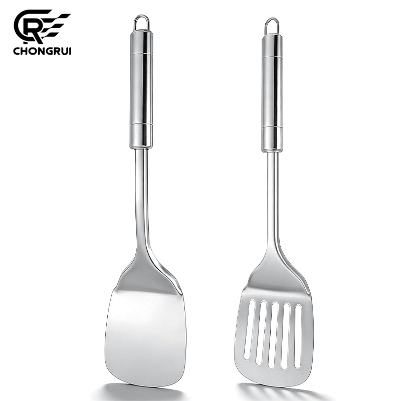Edelstahl-Wender mit langem Gr – Offset Spatula Set Bewertung und Preis