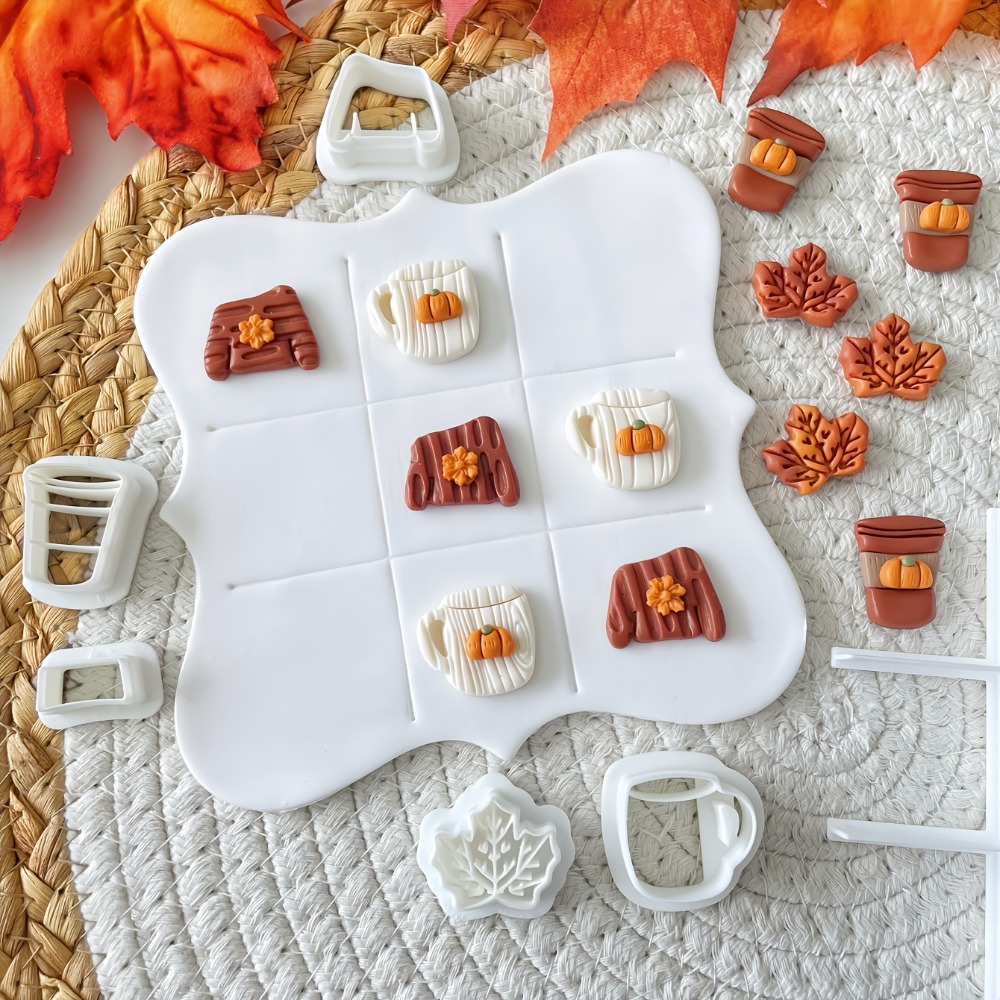 7-teiliges Herbst-Tic-Tac-Toe- – Cookie Cutter Set Bewertung und Preis