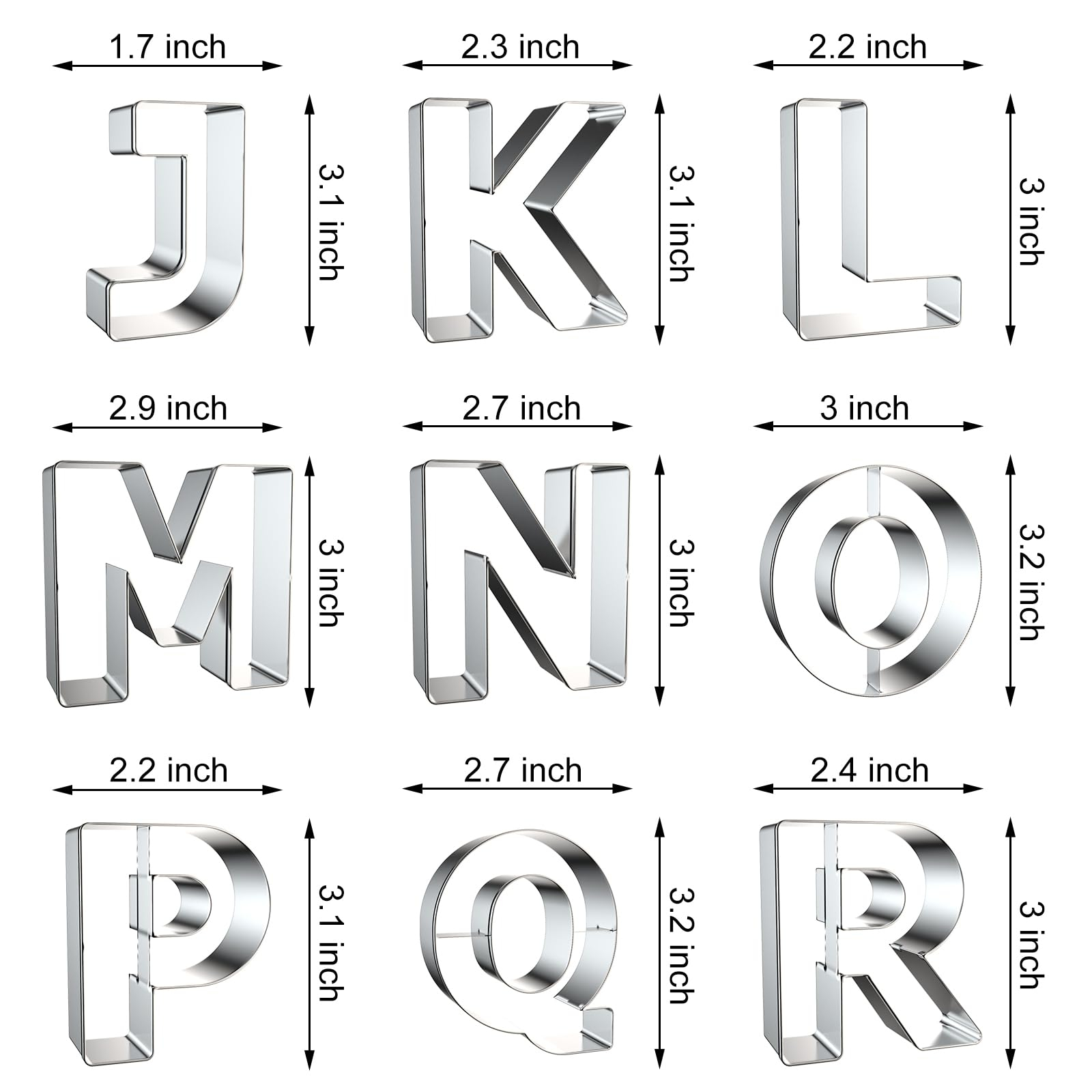 Buchstaben-Keksausstecher-Set  – Cookie Cutter Set Bewertung und Preis