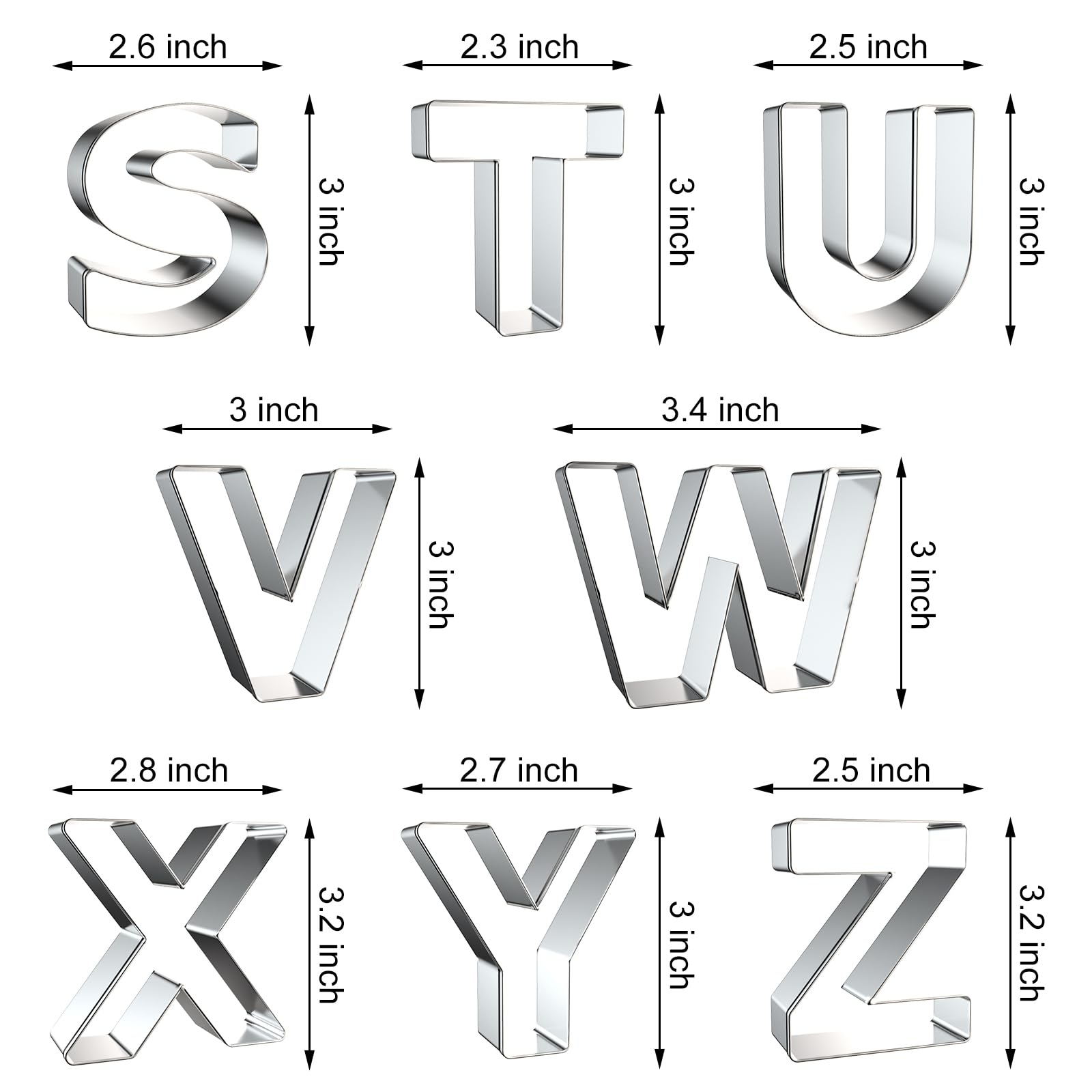 Buchstaben-Keksausstecher-Set  – Cookie Cutter Set Bewertung und Preis